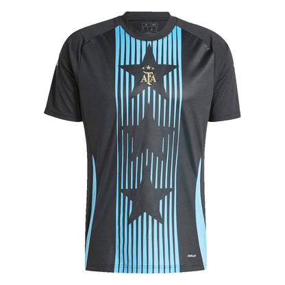 Men's Argentina Pre-Match Soccer Jersey Copa América 2024 Top Koszulki Pilka Sklep