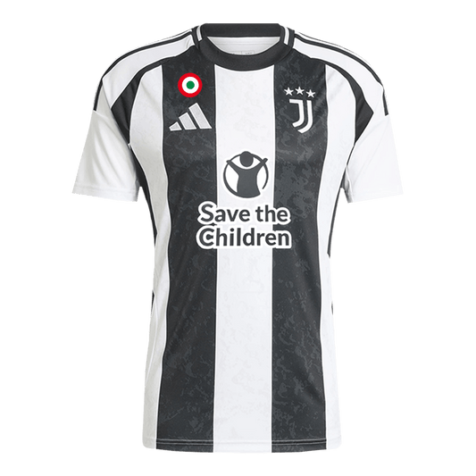 Męska Koszulka Domowa Juventus 2024/25 - Save The Children Sponsor