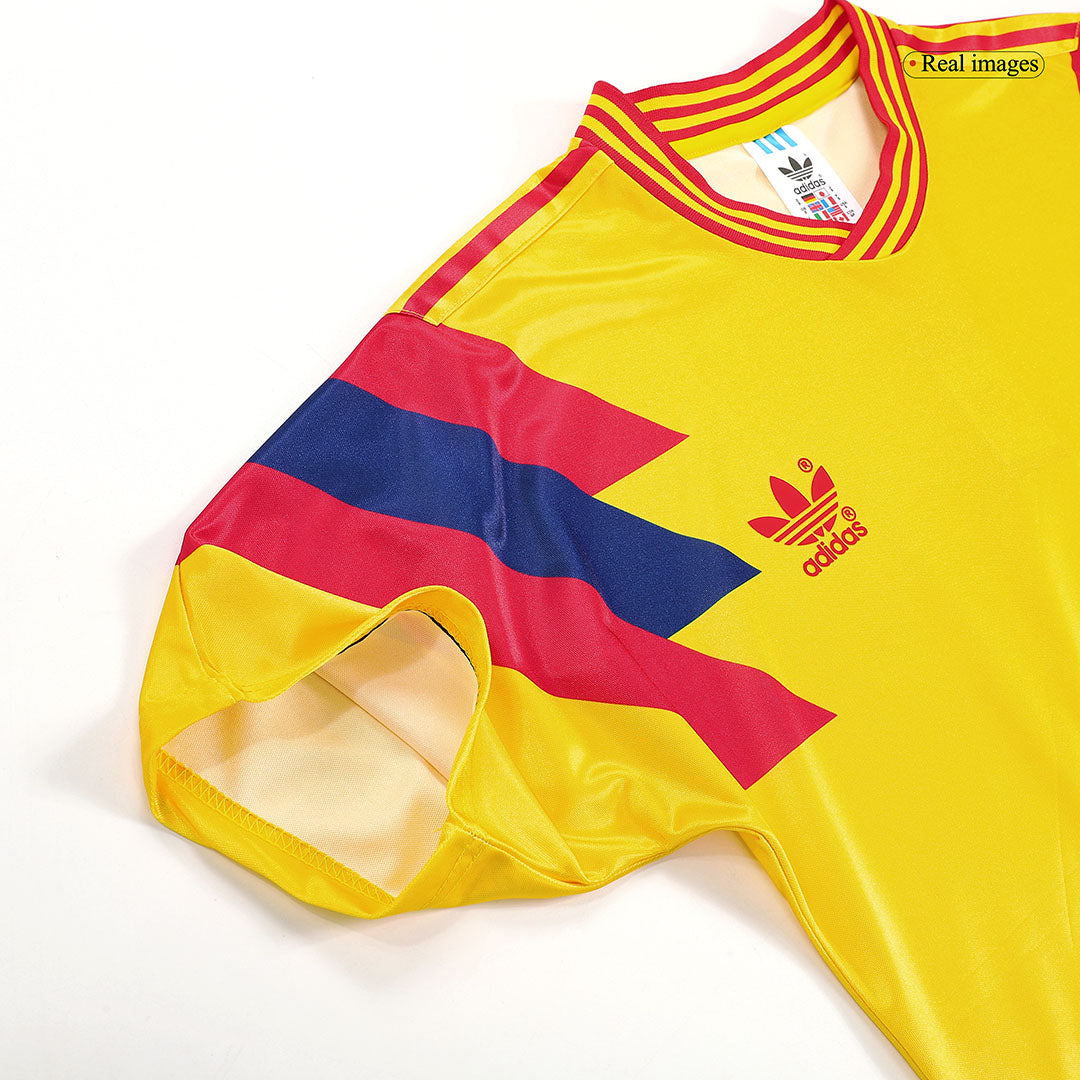 Colombia Home Retro Soccer Jersey 1990