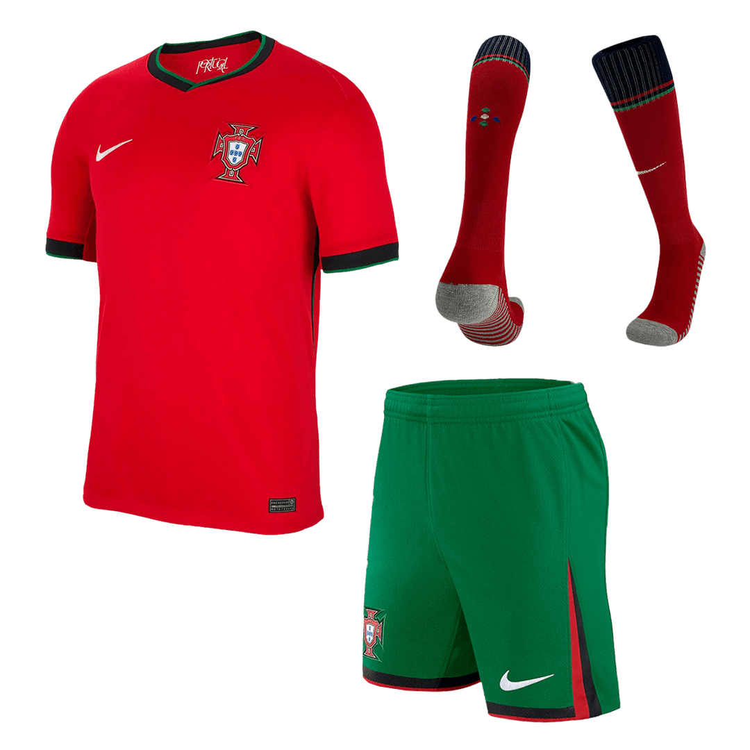 [Super jakość] Męska koszulka domowa Portugalii Pełny zestaw Euro 2024 Top Koszulki Pilka Sklep
