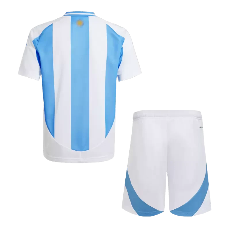 Argentina Domowe Dziecięce Koszulki Piłkarskie Zestaw Copa America 2024 Top Koszulki Pilka Sklep
