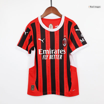 AC Milan Kids Home Football Kit 2024/25 (Shirt + Shorts)