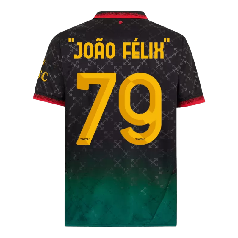 AC Milan Czwórka Wyjazdowa Koszulka Piłkarska 2024/25 – JOÃO FÉLIX #79