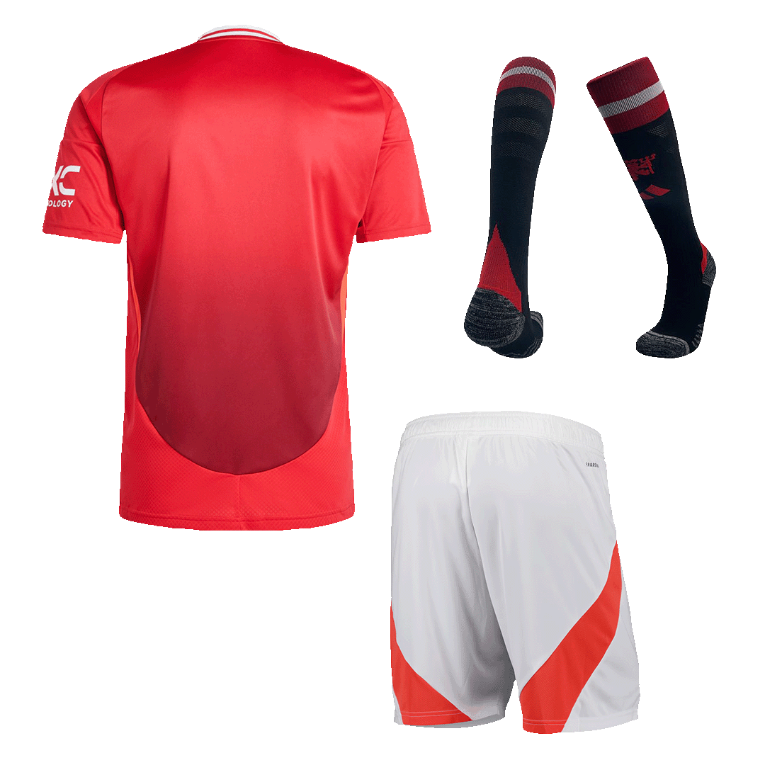 Manchester United Heimtrikot für Herren (Trikot + Shorts + Socken) 2024/25