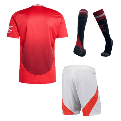 Manchester United Heimtrikot für Herren (Trikot + Shorts + Socken) 2024/25