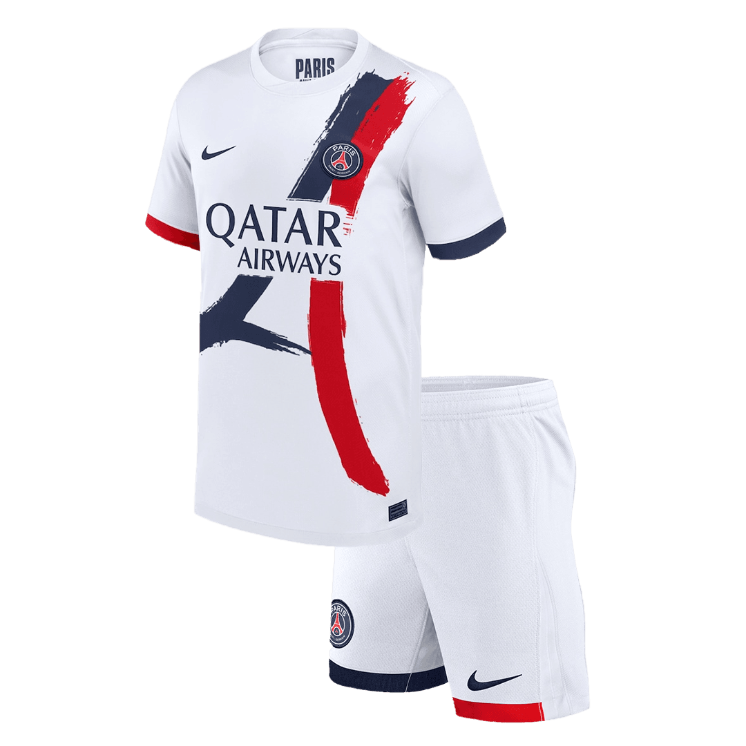 Kid's PSG Away Soccer Jersey Kit(Jersey+Shorts) 2024/25 Top Koszulki Pilka Sklep
