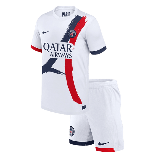 Kid's PSG Away Soccer Jersey Kit(Jersey+Shorts) 2024/25 Top Koszulki Pilka Sklep