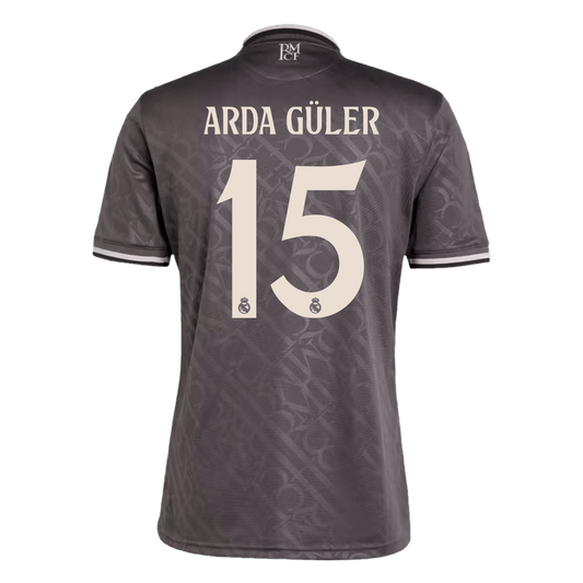 ARDA GÜLER #15 Real Madrid Drittes Auswärts-Fußballtrikot 2024/25