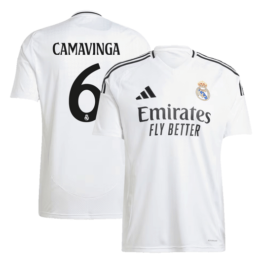 CAMAVINGA #6 Real Madrid Home High Quality Football Shirt 2024/25