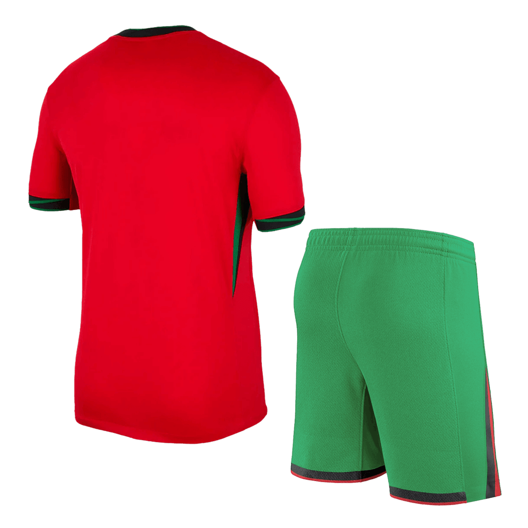 [Super jakość] Męska koszulka domowa Portugalii (koszulka + spodenki) Zestaw Euro 2024 Top Koszulki Pilka Sklep