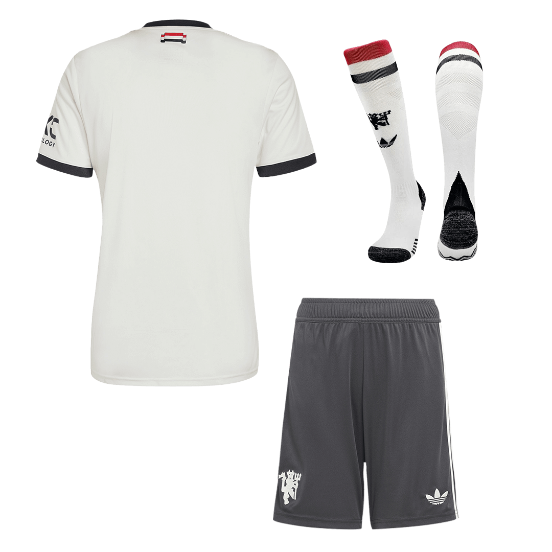 Manchester United Third Away Kit (Shirt + Shorts + Socks) 2024/25