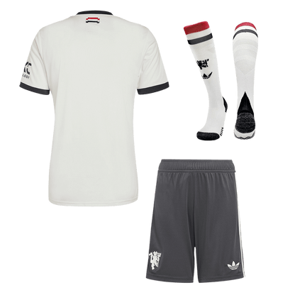 Manchester United Third Away Kit (Shirt + Shorts + Socks) 2024/25