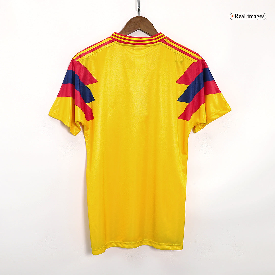 Colombia Home Retro Soccer Jersey 1990