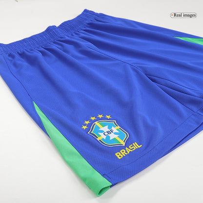 Brazil Home Soccer Shorts Copa América 2024