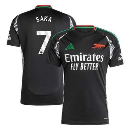 SAKA #7 Arsenal 2024/25 Auswärts-Fußballtrikot für Herren