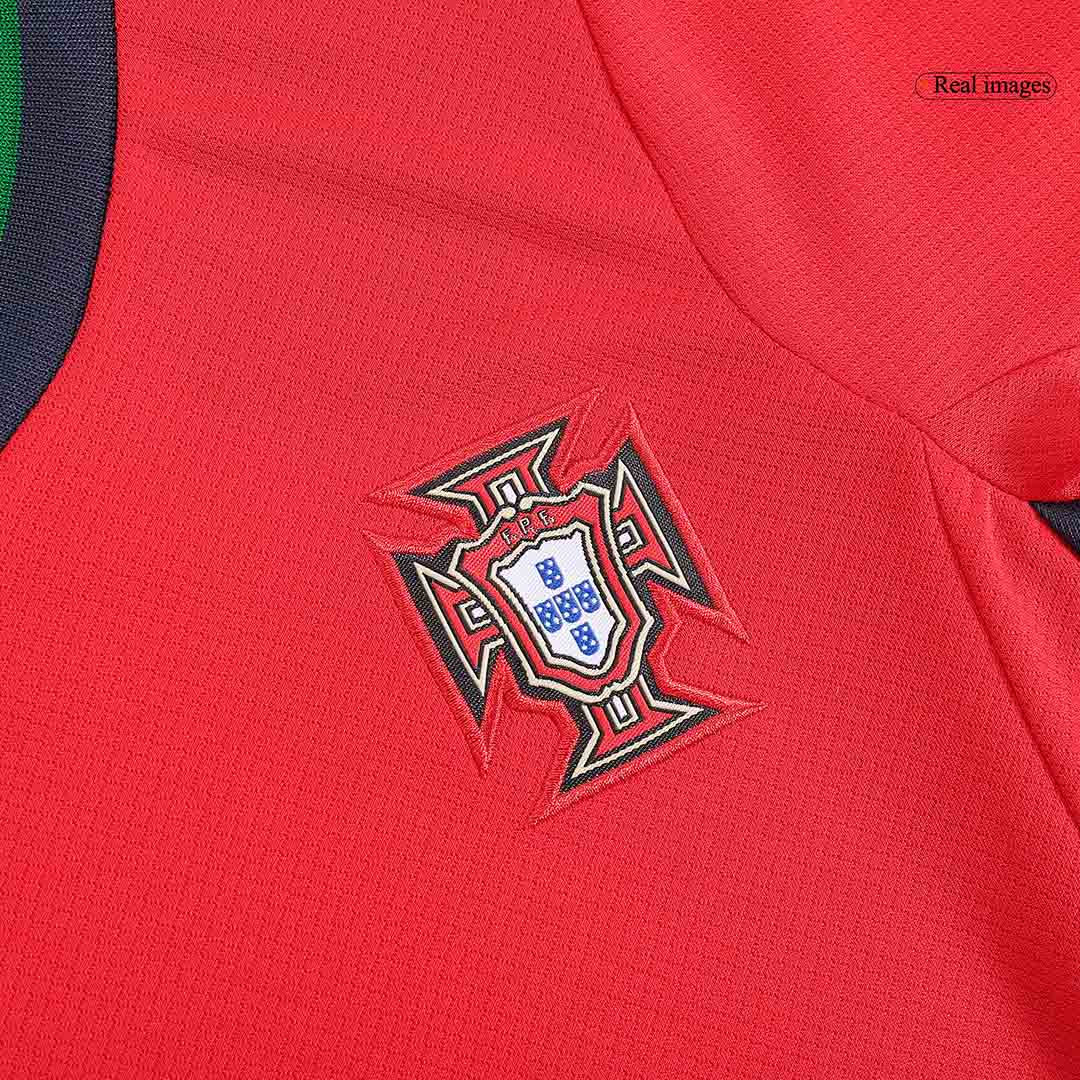 Dziecięce koszulki domowe Portugalii Pełny zestaw Euro 2024 Top Koszulki Pilka Sklep