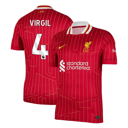 VIRGIL #4 Liverpool Koszulka domowa piłkarska 2024/25