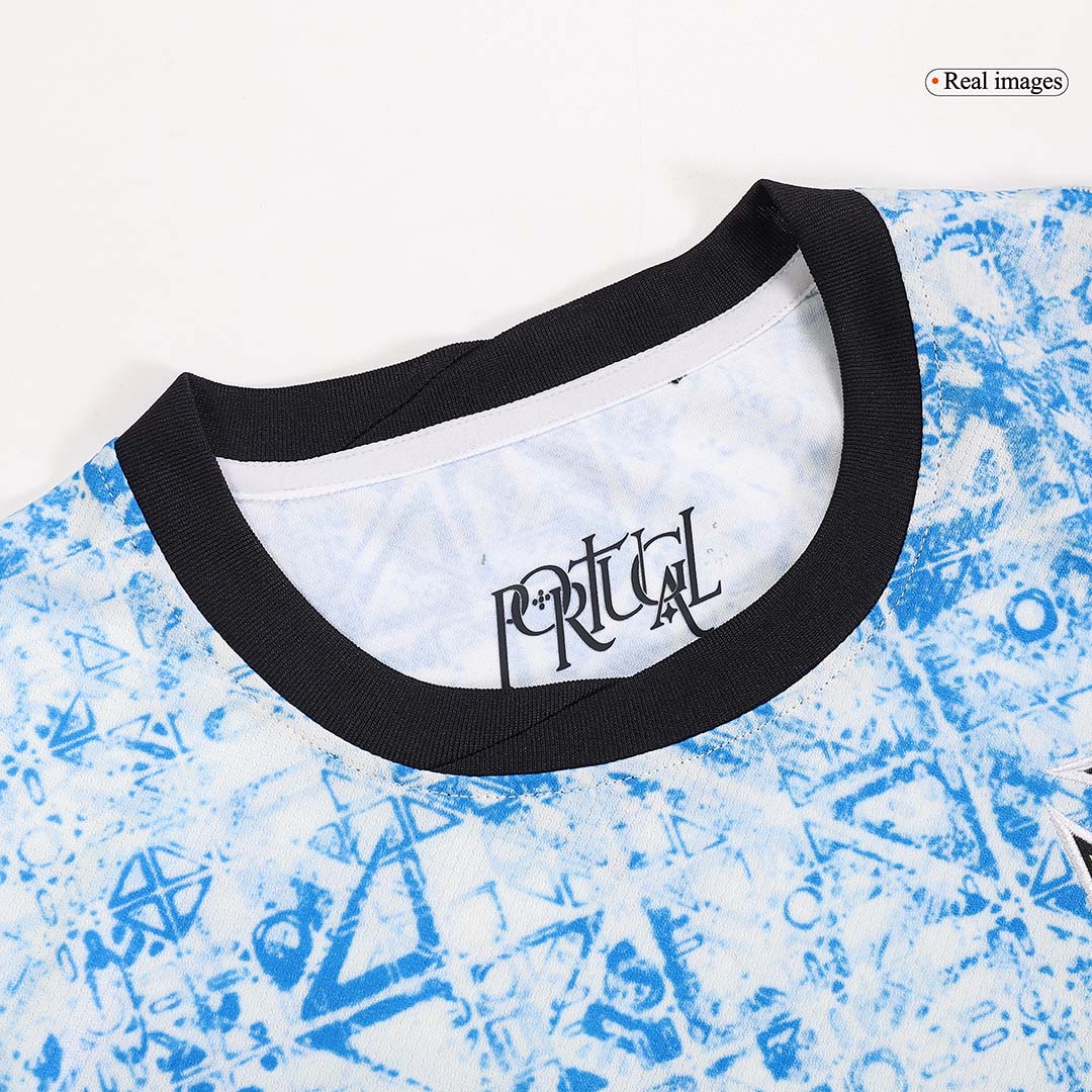 Męska koszulka wyjazdowa Portugalii (koszulka + spodenki) Zestaw Euro 2024 Top Koszulki Pilka Sklep