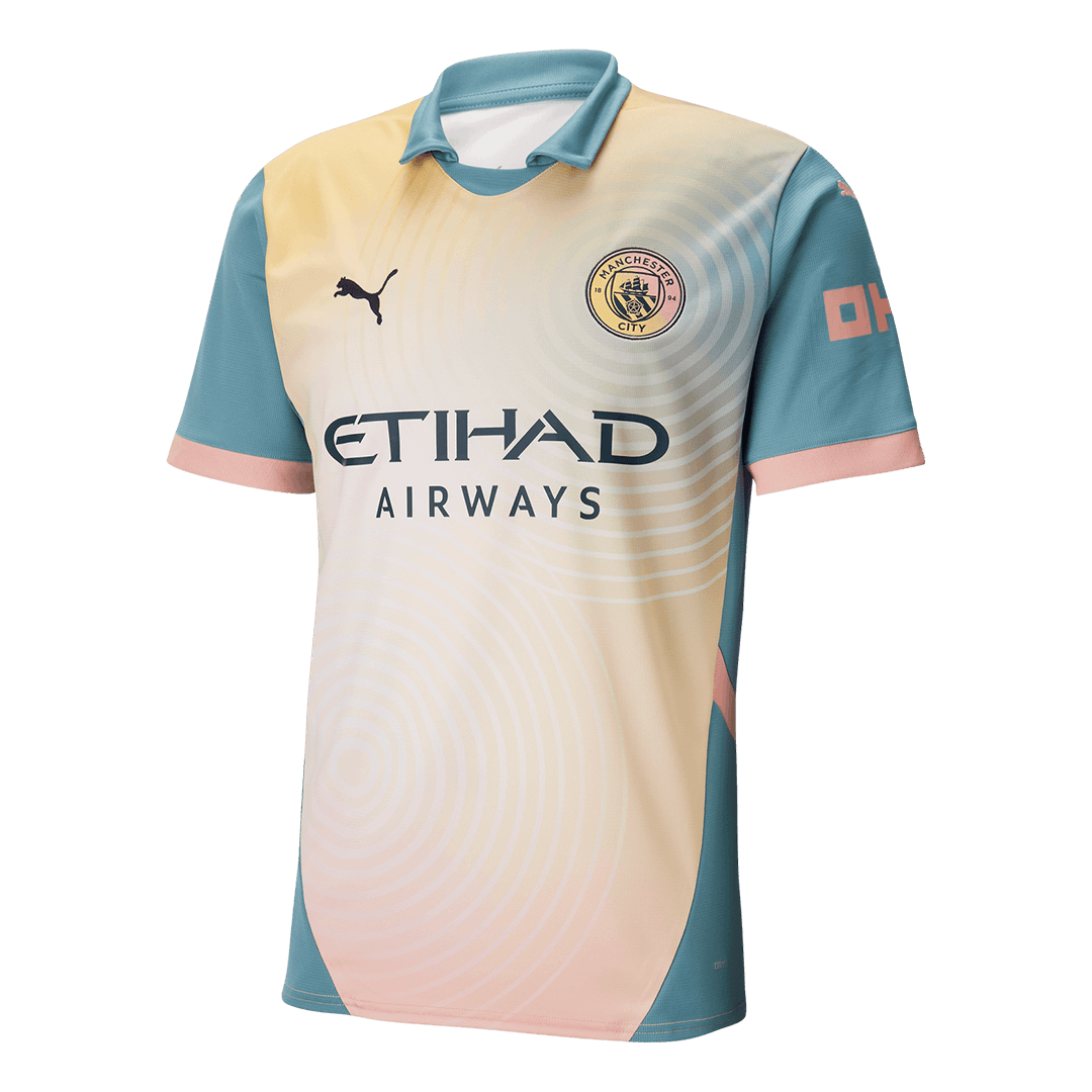 Men's High Quality Manchester City Fourth Away 2024/25 Football Shirt - Definitely City