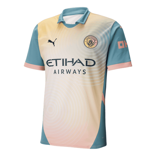 Men's High Quality Manchester City Fourth Away 2024/25 Football Shirt - Definitely City