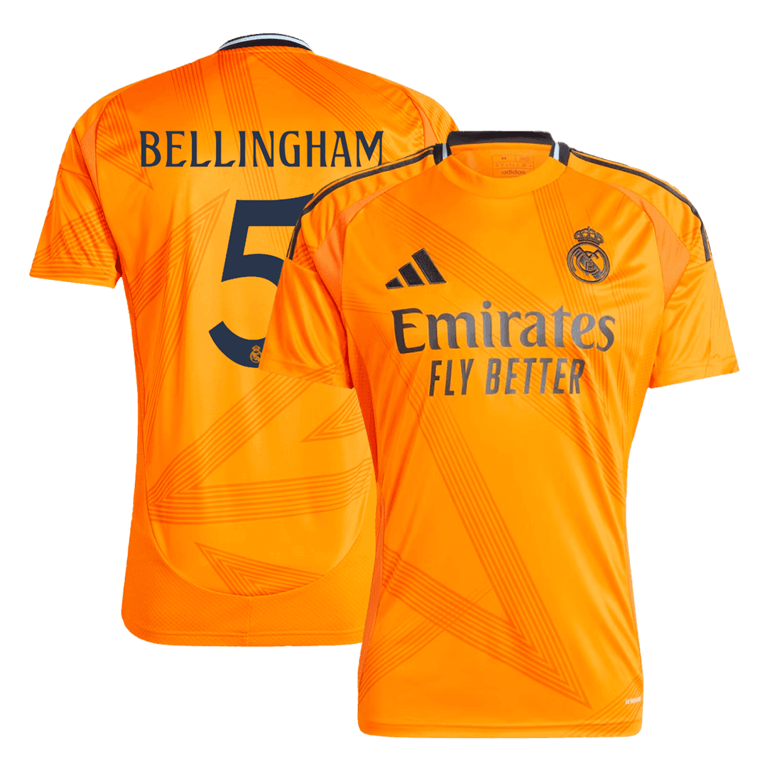 BELLINGHAM #5 Męska koszulka wyjazdowa Real Madrid 2024/25