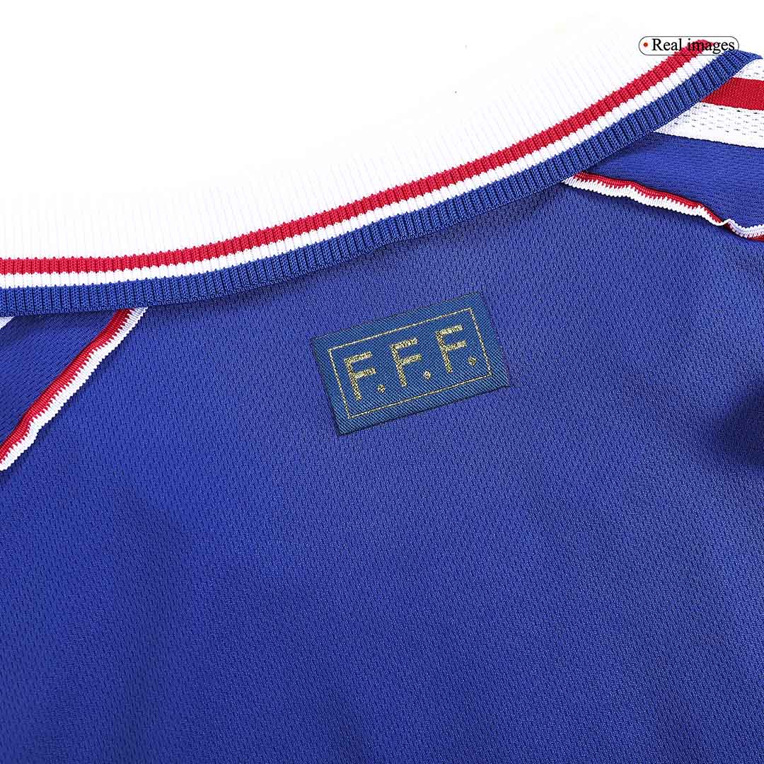Retro France Home Jersey World Cup 1998 Top Koszulki Pilka Sklep