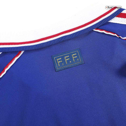 Retro France Home Jersey World Cup 1998 Top Koszulki Pilka Sklep