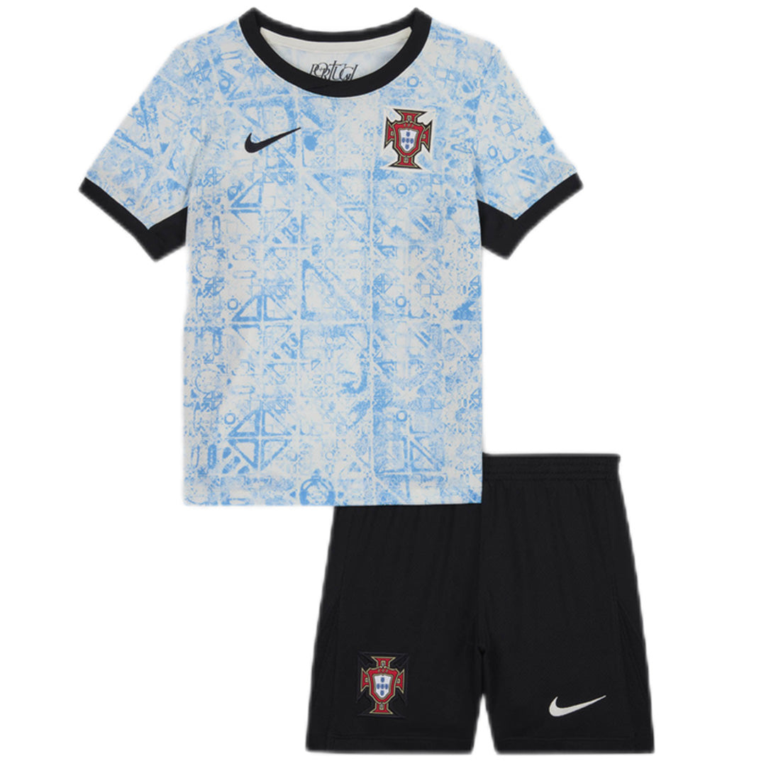 Dziecięcy strój wyjazdowy Portugalii (koszulka + spodenki) Euro 2024 Top Koszulki Pilka Sklep