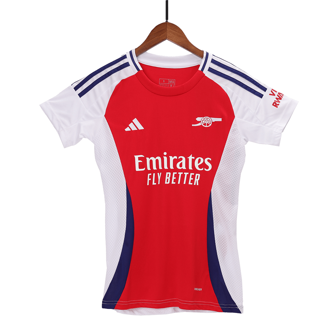 Hochwertiges Arsenal Home-Fußballtrikot für Damen 2024/25