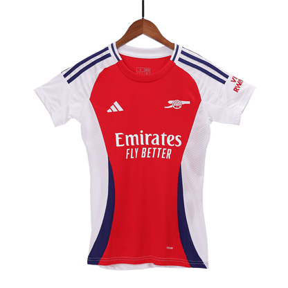 Hochwertiges Arsenal Home-Fußballtrikot für Damen 2024/25