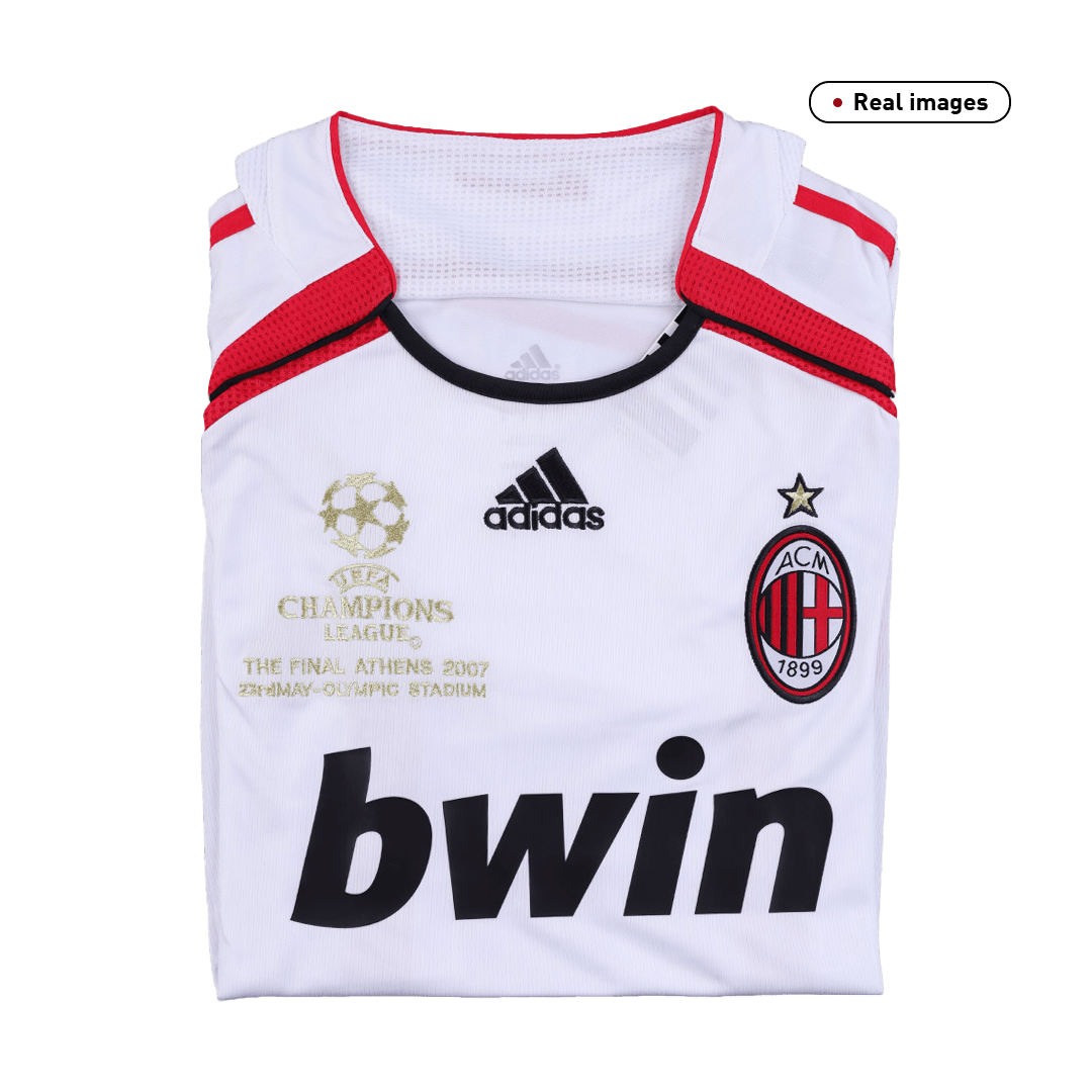 Męska koszulka wyjazdowa Retro KAKA' #22 2006/07 AC Milan - UCL