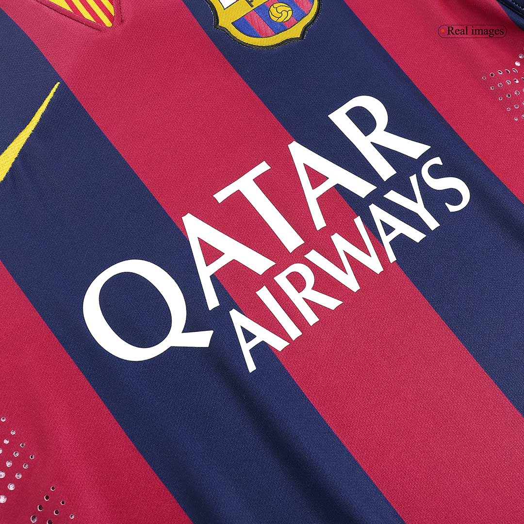 Men's Barcelona Home Retro Football Shirt from the 14/15 Season