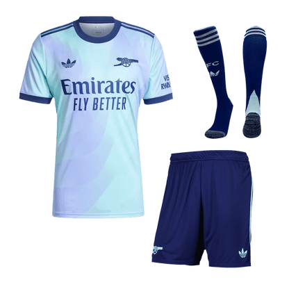 Arsenal Third Away  Soccer Jersey Kit(Jersey+Shorts+Socks) 2024/25 Top Soccer Jerseys Store