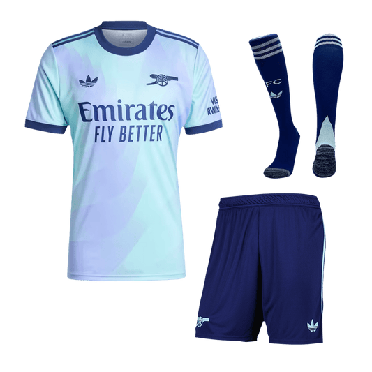 Arsenal Third Away  Soccer Jersey Kit(Jersey+Shorts+Socks) 2024/25 Top Soccer Jerseys Store