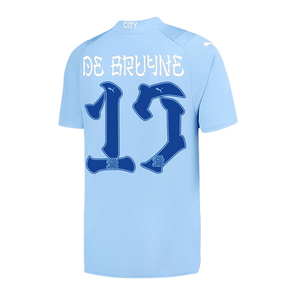 DE BRUYNE #17 Manchester City Japanese Tour Printing Home  Soccer Jersey 2023/24 Top Soccer Jerseys Store