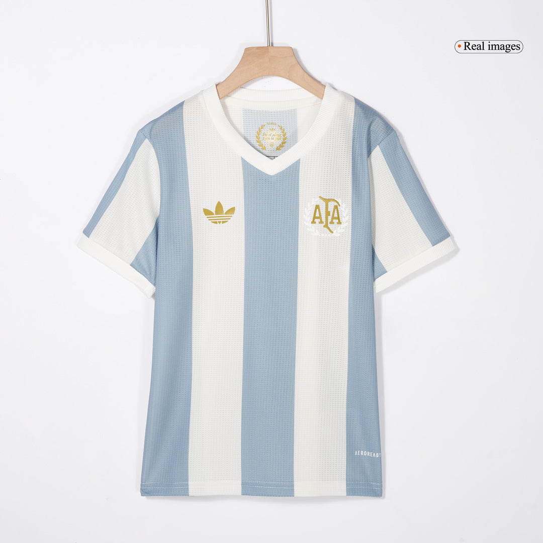 Kids Argentina 50th Anniversary Jersey Kit 2024 Top Koszulki Pilka Sklep