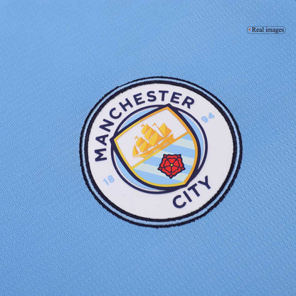 Manchester City Home Football Shirt Long Sleeve 2024/25