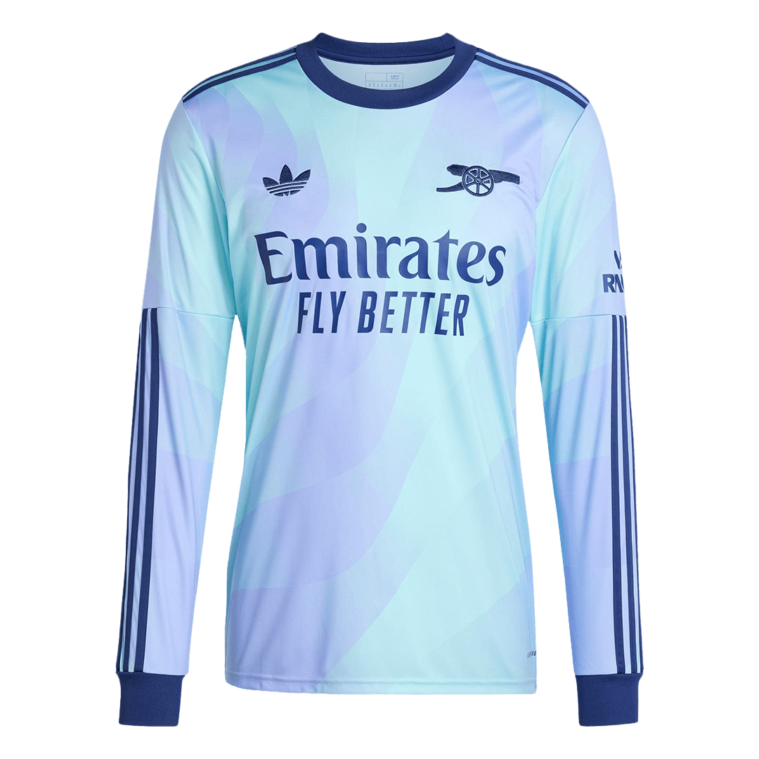 Arsenal Herren Third Away Fußballtrikot Langarm 24/25