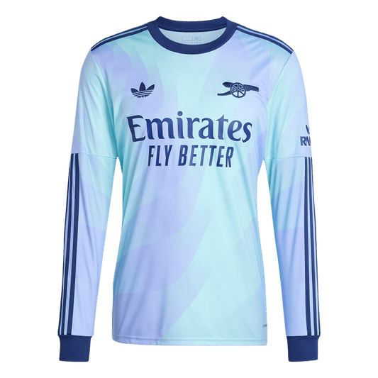 Arsenal Herren Third Away Fußballtrikot Langarm 24/25