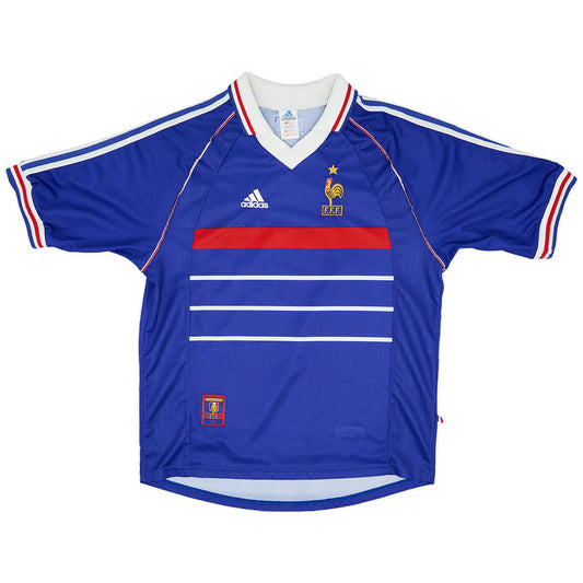 Retro France Home Jersey World Cup 1998 Top Koszulki Pilka Sklep