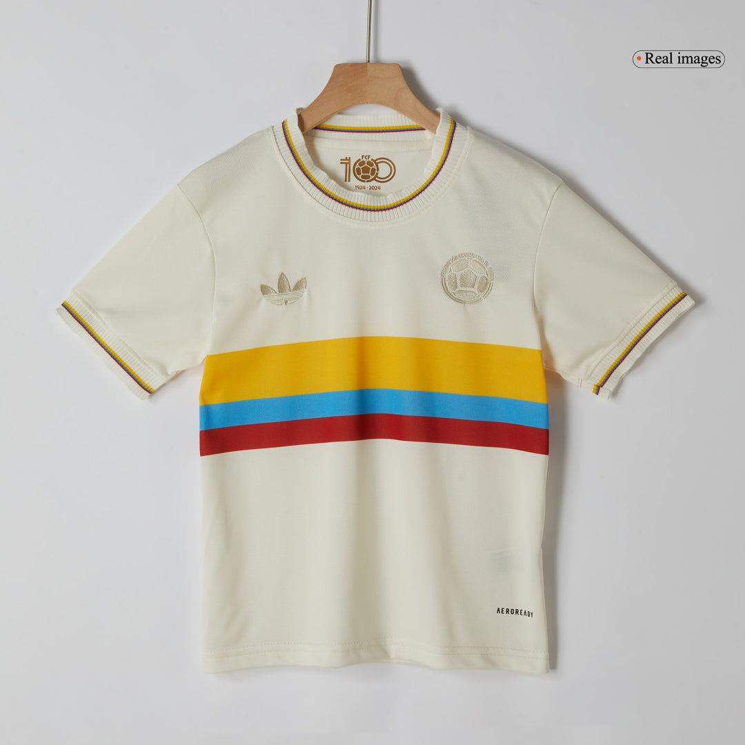 Kid's Colombia 100th Anniversary Jersey Kit(Jersey+Shorts) 2024