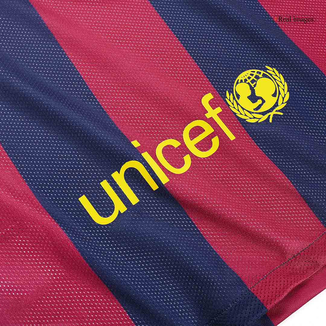 Men's Retro Barcelona Home Football Shirt 14/15 MESSI #10