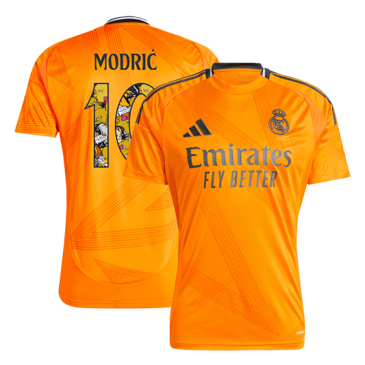 Modri? #10 Real Madrid Away High Quality Football Shirt 2024/25 - Bear Champ Font