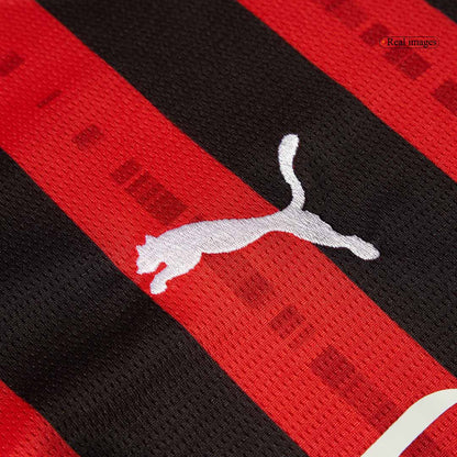 Męska koszulka piłkarska AC Milan Home z długim rękawem 2024/25