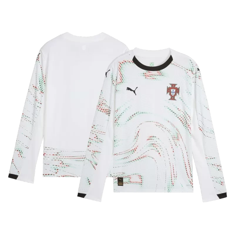 Koszulka piłkarska wyjazdowa z długim rękawem Portugal 2025 Top Koszulki Pilka Sklep