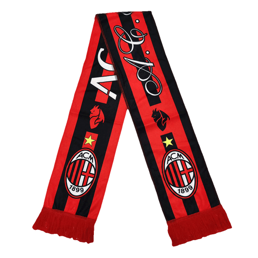 Szalik AC Milan w kolorze czerwonym