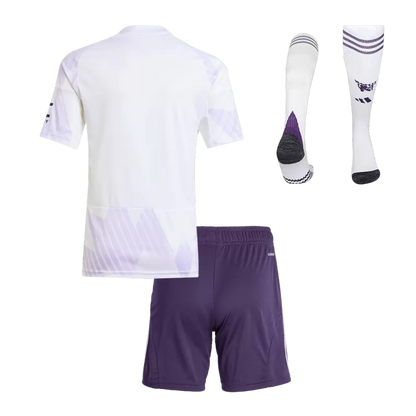 Kid's Manchester United Away Soccer Jersey Kit(Jersey+Shorts+Socks) 2025/26 Top Koszulki Pilka Sklep