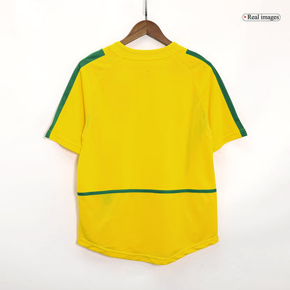 Brazil Home Retro Soccer Jersey 2002/03