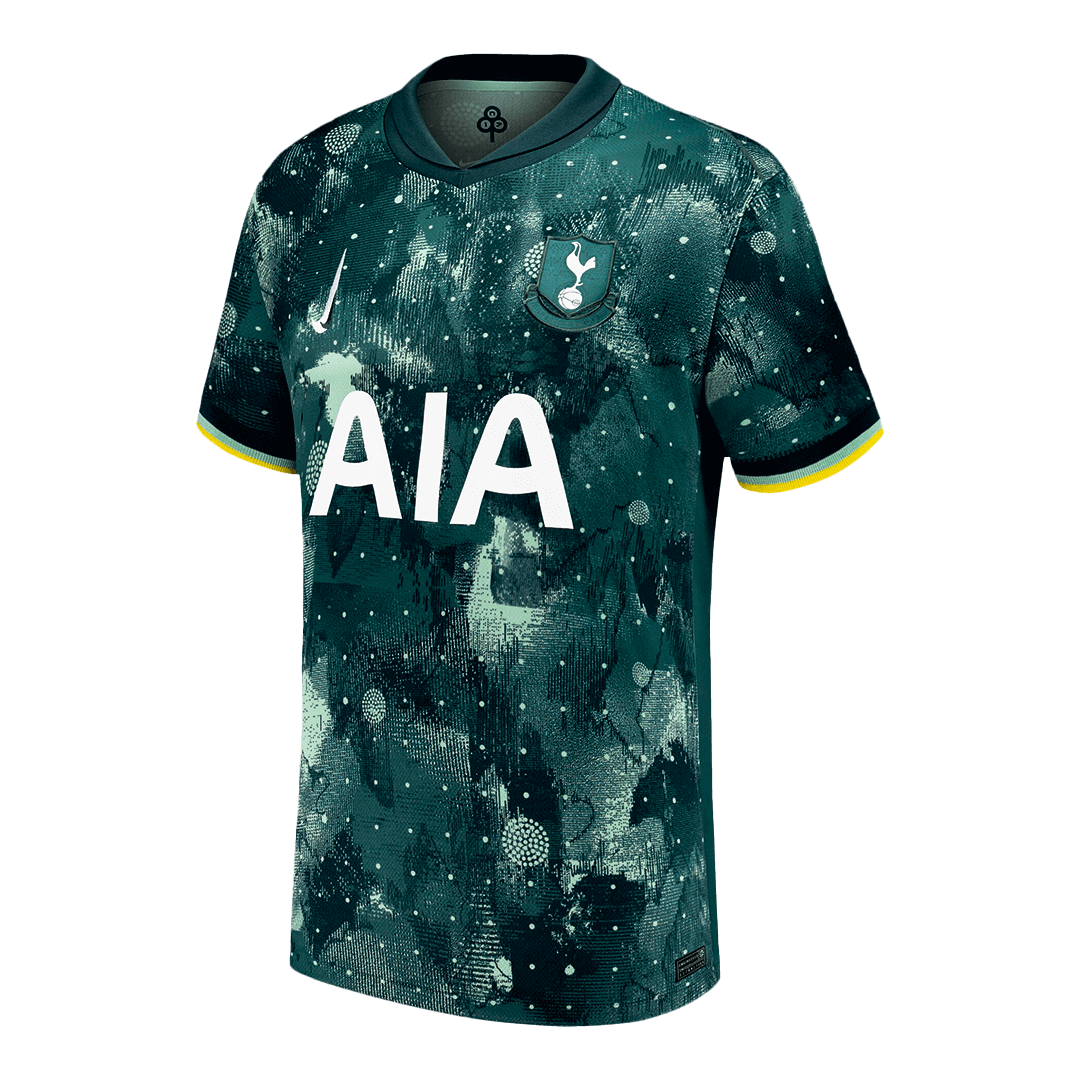 Hochwertiges Tottenham Hotspur Third Away 2024/25 Fußballtrikot für Herren