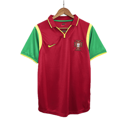 Portugal Domowa Retro Piłkarska Koszulka 1999 Top Koszulki Pilka Sklep